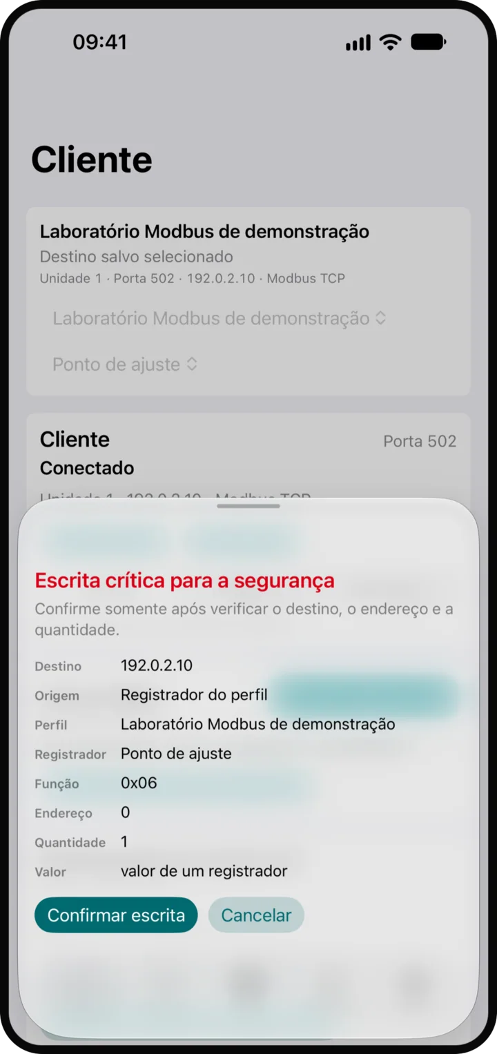 Escreva com verificação